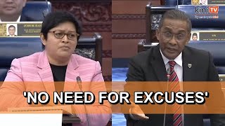 No need for excuses  Azalina Takiyuddin clash over house arrest law [upl. by Nonohcle904]