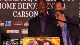 Timothy Bradley vs Ruslan Provodnikov Press Conference [upl. by Ailhad173]