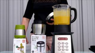 Recette Faire une soupe avec le blender chauffant [upl. by Atirb]