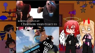 chainsaw man react to pootis engaged [upl. by Ynahteb180]