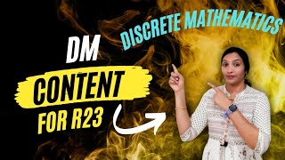 Discrete Mathematics and Graph Theory Very important R23 DM  R23 DMGT important Questions [upl. by Onitnelav]