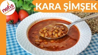 MEŞHUR KARA ŞİMŞEK Yeşil Mercimek  ÇORBASI 😃 Nasıl Yapılır [upl. by Fryd307]