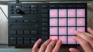 New Native instruments Maschine MIKRO Mk3  Finger Drumming [upl. by Lasiaf]