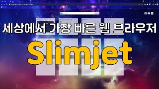 속도가 겁나게 빠른 인터넷 브라우저 Slimjet [upl. by Ecirtnas794]