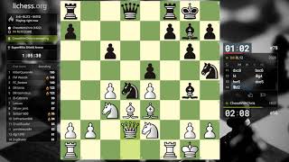 Sämisch variation vs an International Master playing the Kings Indian  Live Commentary [upl. by Gagnon]