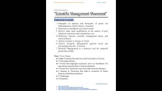 MPSC Rajyaseva Public Administration PYQ Analysis Scientific Management Theory F W Taylor mpsc [upl. by Uriah]