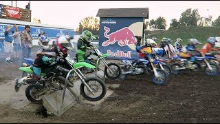 Motocross Fail  Riders Stuck in Starting Gate [upl. by Cerell]