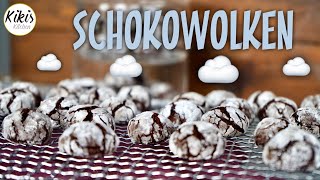 SCHOKOWÖLKCHEN  super softe Schokoplätzchen ☁️  Catlak Kurabiye  Schokokekse backen [upl. by Halimaj656]