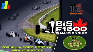 BiS F1600 Championship  Formula Ford Festival  Brands Hatch  iRacing [upl. by Akilam]