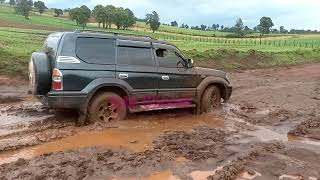 Toyota Land Cruiser KZJ95 Prado off road test 4WD [upl. by Elo]