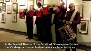 The Festival Theatre of the Stratford Shakespeare Festival fanfare [upl. by Aihtnyc525]