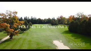 Hole 14 Overview by Head Golf Pro  Duntroon Highlands [upl. by Nie]