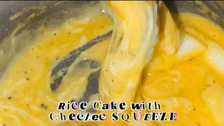 Yummy Rice Cake with Cheezee Squeeze asmr koreanfood cooking [upl. by Yenffad]