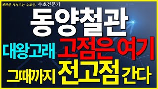 동양철관 대왕고래 고점은 여기 그때까지 전고점 간다 동양철관대응 동양철관주가전망 [upl. by Laeria]