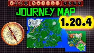 JourneyMap Mod Showcase ForgeFabric [upl. by Wertheimer54]