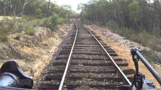 Muckleford to Maldon  Victorian Goldfields Railway [upl. by Eicirtap]