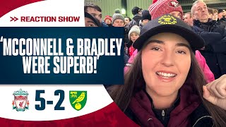 ‘McConnell amp Bradley were Superb’  Liverpool 52 Norwich  Chloe’s Match Reaction [upl. by Mabel]