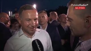 Prezydent Andrzej Duda śpiewał niezakazane [upl. by Gavrielle734]