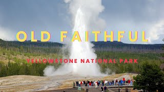 🇺🇸 Be PatientWatching Old Faithful Geyser EruptionYellowstone NP  静候黄石国家公园老忠实间歇泉喷发 [upl. by Nylime]