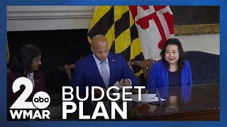 Governor Moores budget plan for Maryland [upl. by Finah]