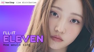 How would I’LLIT sing ‘ELEVEN’  IVE Line Distribution [upl. by Shaya]