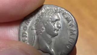 DOMITIAN  DENARIUS  IMP XIIII  COS XIII CENS P P P [upl. by Dranek]