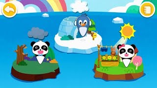 Baby Panda Learns Weather  How to Make an Igloo  Magical Weather  BabyBus Game [upl. by Alliuqahs]