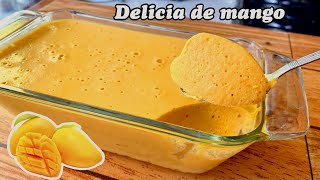 Postre de mango cremoso y delicioso¡ Delicia de mango [upl. by Nunci440]