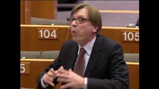 Verhofstadt Admits “Disaster for EU if UK leaves” amp Farage Demolishes Snowflake Green MEP [upl. by Kcirdahs128]