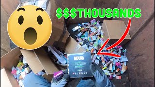 Dumpster Diving  DUMPSTER FULL OF VAPES and MORE [upl. by Arbas]