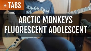 Arctic Monkeys  Fluorescent Adolescent Bass Cover with TABS [upl. by Einial204]