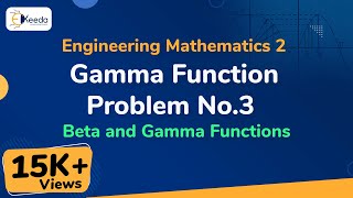 Gamma Function Problem No3  Beta and Gamma Functions  Engineering Mathematics  II [upl. by Nimzaj]