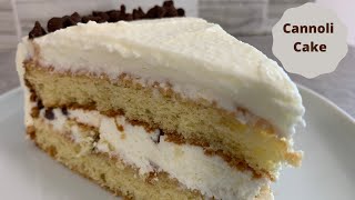 cannoli cake cannoli cake recipe is easy to make cannoli cake [upl. by Akeim246]