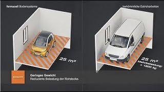 Vorteile fermacell Bodensysteme gegenüber Nassestrichen  Fließestrichen [upl. by Euqinorev]