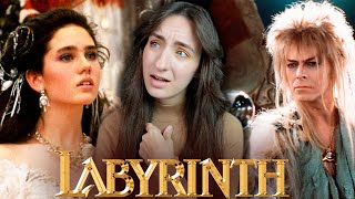 LABYRINTH Is Dark Weird amp Funny First Time Watching Movie Reaction amp Commentary [upl. by Wessling]