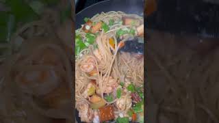 Dinner  StirFry Noodles  Shrimps Tofu [upl. by Tarrah]