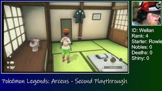 Pokémon Legends Arceus Playthrough Ep 3  To Calm a Lord and go in the marshes [upl. by Alimhaj]