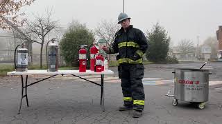 Fire Extinguisher Training  Extinguisher Capabilities amp Limitations  Part 2 of 6 [upl. by Forester780]