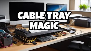 TEMU Under Desk Cable Management Tray Review [upl. by Amand133]