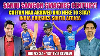 Sanju Samson Smashes Century  Chetan has arrived and here to stay  India Crushes South Africa [upl. by Romilda]