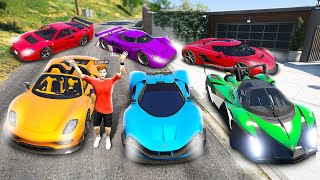 Collecting GIGA Billionaire Supercars in GTA 5 [upl. by Assetnoc]