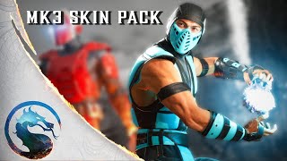 Mortal Kombat 1  Classic MK3 Ninja Skins Trailer and Gameplay MODPACK [upl. by Karlan]