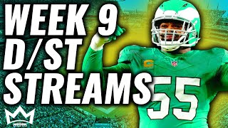 5 MUST ADD Defenses to Dominate Week 9  2024 Fantasy Football [upl. by Navnod]