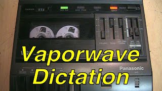 Fun with misused cassette dictation equipment [upl. by Adnicul]