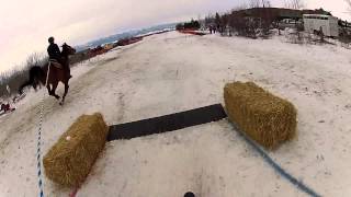 Skijoring Competition Driggs ID 2015 🤙🏼 [upl. by Ree53]