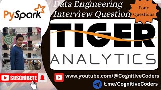 Latest Tiger Analytics coding Interview Questions amp Answers  Data Engineer Prep 2024 [upl. by Nhguav]