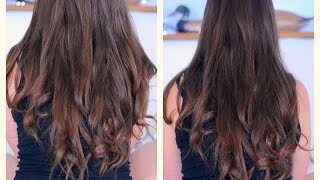 Capelli MOSSI SENZA PIASTRAFERRO solo con 2 elastici per capelli  Heatless Wavy Hair [upl. by Aloisius31]