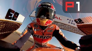 Amazing Marc Marquez onboard lap [upl. by Ahsiekan]