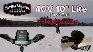 Strikemaster 40V 10quot Lite First Cut and Initial Review May have had a problem with it [upl. by Eartha]