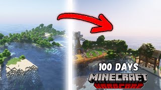 I Survived 100 Days on an ISLAND on MINECRAFT HARDCORE Pt 1 MacBook Pro Edition [upl. by Anstice]